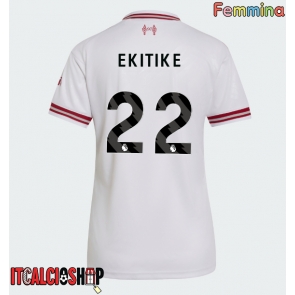 Liverpool Hugo Ekitike #22 Seconda Maglia Femmina 2026-27 Manica Corta